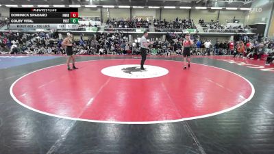 150 lbs 3rd Place - Dominick Spadaro, Fairfield Warde vs Colby Vital, Ponaganset