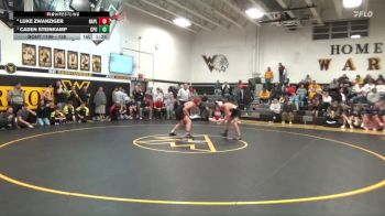 138 lbs 3rd Place Match - Caden Steinkamp, Center Point-Urbana vs Luke Zwanziger, Nashua-Plainfield