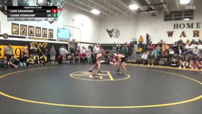 138 lbs 3rd Place Match - Caden Steinkamp, Center Point-Urbana vs Luke Zwanziger, Nashua-Plainfield