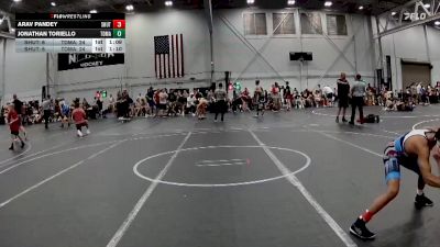 106 lbs Round 2 (4 Team) - Arav Pandey, Team Shutt Garnett Trained vs Jonathan Toriello, TDWC Maniacs