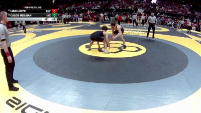 D1-190 lbs Cons. Round 2 - Liam Lloyd, Mentor vs Calob Heilman, Loveland