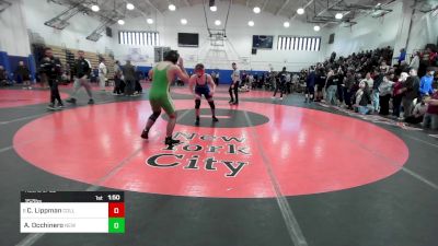 152 lbs Round Of 32 - Casper Lippman, Collegiate School-NY vs Anthony Occhinero, New Dorp