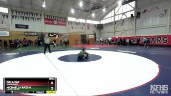 110 (112) Champ. Round 2 - Michaella Bazan, Castro Valley vs Isela Paz, San Leandro