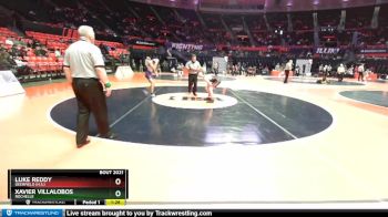 2A 120 lbs Champ. Round 1 - Luke Reddy, Deerfield (H.S.) vs Xavier Villalobos, Rochelle