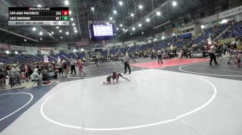 54 lbs Quarterfinal - Livi-Ana Pacheco, Steel City Reloaded WC vs Leo Ginther, No Team
