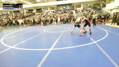 120 lbs Champ. Round 1 - Grant Mangrum, American Fork vs Brentyn Campbell, Union