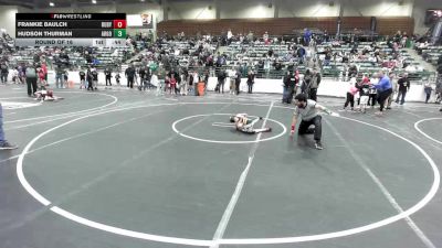 46 lbs Round Of 16 - Frankie Baulch, Ruby Mountain WC vs Hudson Thurman, Argonaut Jr Mustangs