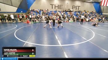 115 lbs Cons. Round 2 - Kayde Nelson, Ben Lomond Wrestling vs Liam Harper, Wasatch Wrestling Club