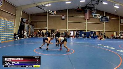 180 lbs Quarterfinal - Quetzali Zacarias, Ottawa AZ vs Maeli Howard, Snow College