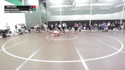 130 lbs Cons. Round 2 - Giana Rutledge, Har-Ber vs Ariel Biggs, Jackson County