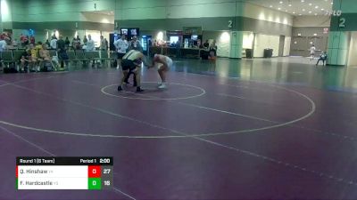 160 lbs Round 1 (6 Team) - Quaid Hinshaw, Owen Valley vs Frank Hardcastle, Montana Silver