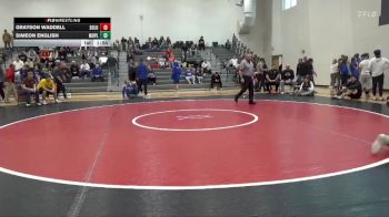 120 lbs Cons. Round 1 - Grayson Waddell, Solon vs Simeon English, Mount Pleasant