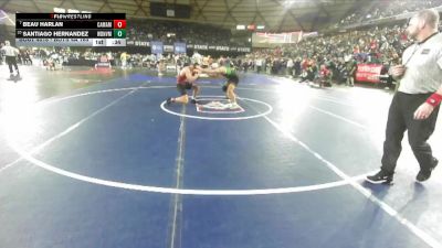 Boys 4A 165 lbs Cons. Round 2 - Beau Harlan, Camas vs Santiago Hernandez, Woodinville