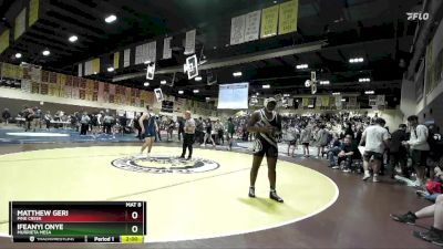 215 lbs Champ. Round 3 - Ifeanyi Onye, Murrieta Mesa vs Matthew Geri, Pine Creek