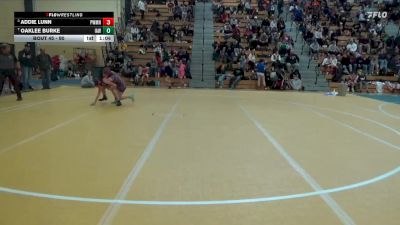 90 lbs Cons. Round 1 - Addie Lunn, BigWater vs Oaklee Burke, Immortal Athletics WC