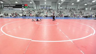 113 lbs Rr Rnd 1 - Graham Fernald, BattleHawks - HSB vs Isaac Hrelec, Mat Warriors White HS - HSB