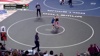 130 lbs Semifinal - Regina Stoeser, Harrisburg vs Hadlee Kracht, Bon Homme/Scotland/Avon