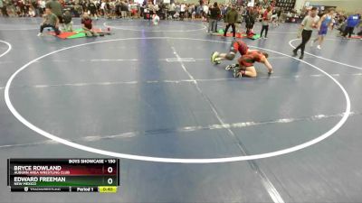 150 lbs Cons. Round 2 - Edward Freeman, New Mexico vs Bryce Rowland, Auburn Area Wrestling Club