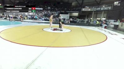 Girls 4A 190 lbs Cons. Semi - Ruby Cordoba, Auburn (Girls) vs Yaneece Sanchez, Richland (Girls)