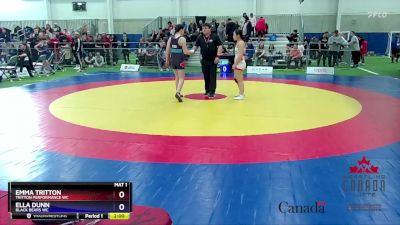 54kg Round 2 - Emma Tritton, Tritton Performance WC vs Ella Dunn, Black Bears WC