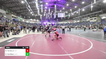 109 lbs Quarterfinal - Rene Torres Jr., Victory WC vs Drake VomBaur, Bear Cave WC