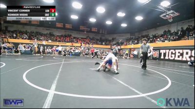 140 lbs Semifinal - Vincent Conner, Lions Wrestling Academy vs Konnor Wiens, Smith Wrestling Academy