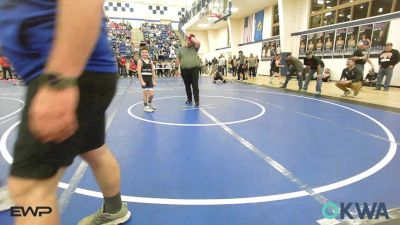 75 lbs Semifinal - Jude Rivers, Barnsdall Youth Wrestling vs Kale Shatswell, Tiger Trained Wrestling