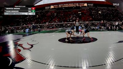 G 100 lbs Champ. Round 1 - Maritza Medina, Caldwell vs Elsie Nebeker, Twin Falls