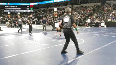130 lbs Consi Of 8 #2 - Marley Nelson, Santa Ana (SS) vs Victoria Espinoza, Palm Desert (SS)