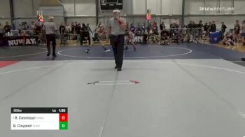 86 lbs Round Of 16 - Bruno Cassioppi, Hononegah vs Brock Claypool, Team 1006