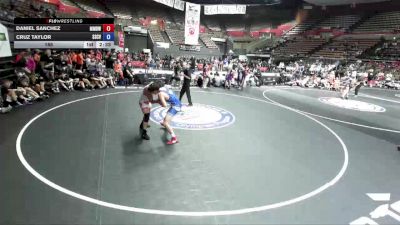 165 lbs Daniel Sanchez, MDWA - Mount Diablo Wrestling Association vs Cruz Taylor, SCVWA - Santa Clara Valley Wrestling Association