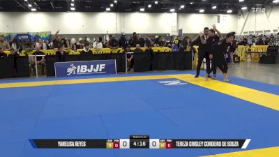 Tereza Crisley Cordeiro De Souza vs Yanelisa Reyes 2025 World IBJJF Jiu-Jitsu No-Gi Championship