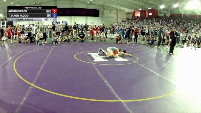 88 lbs Cons. Semis - Austin Peach, Team Nazar Training Center vs Jaxon Flood, Cleveland Wrestling Club