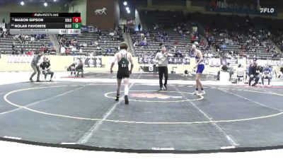 113 lbs Cons. Round 2 - Nolan Favorite, Oldham County vs Mason Gipson, South Oldham