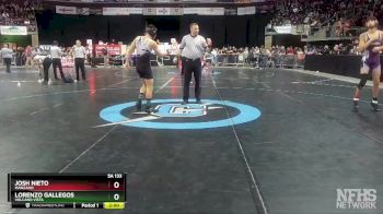 5A 133 lbs Quarterfinal - Lorenzo Gallegos, Volcano Vista vs Josh Nieto, Manzano