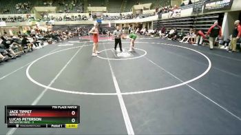 182 lbs Finals (8 Team) - Lucas Peterson, Rochester Mayo vs Jace Tippet, North Scott