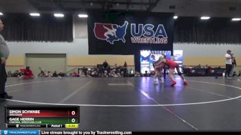 165 lbs Cons. Round 1 - Simon Schwabe, Wisconsin vs Gage Herrin, Cardinal Wrestling Club