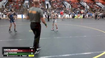 80 lbs Quarterfinal - Porter Warren, Bulldog Premier Wrestling Club vs Clint Kohlman, Dundee