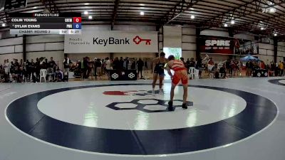 74 kg Champ. Round 2 - Colin Young, Cowboy RTC/ Titan Mercury Wrestling Club (TMWC) vs Dylan Evans, Pittsburgh Wrestling Club