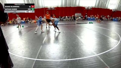 175 lbs Round 3 (8 Team) - Shane Blumberg, Vernon Hills vs Nathan Huber, Franklin Central Flashes B
