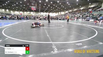 106 lbs Quarterfinal - Vanesss Keller, Oakridge Mat Club vs Mai Graham, Steel Valley Renegades