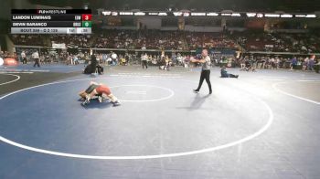 D 2 126 lbs Cons. Round 3 - Landon Luminais, E.D. White vs Devin Baranco, Brusly