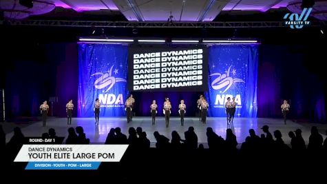 Dance Dynamics - Youth Elite Large Pom [2025 Youth - Pom - Large Day 1] 2025 NDA All-Star National Championship