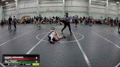 72 lbs Round 4 (8 Team) - Damien Hernandez, Kraken vs Billy Tracey, Warhawks Wrestling