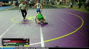 D 1 126 lbs Cons. Round 1 - Yuri Karavatakis, Lafayette vs AJ Bourg, St. Paul`s