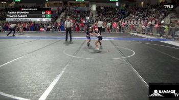 50 lbs Cons. Round 2 - Jayla Stephens, South Central Punisher vs Sylvie Garret, Leavenworth