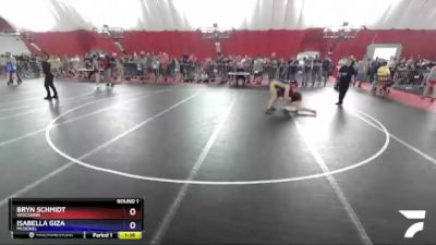 EX140-152 lbs Round 1 - Bryn Schmidt, Wisconsin vs Isabella Giza, McDonel