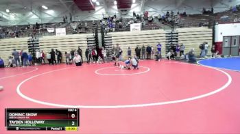85-88 lbs Round 3 - Tayden Holloway, Franklin Central WC vs Dominic Snow, Beech Grove WC