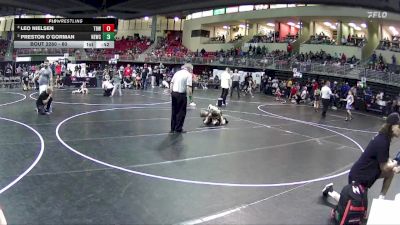 60 lbs Semifinal - Leo Nielsen, The Best Wrestler vs Preston O`Gorman, Nebraska Elite Wrestling Club