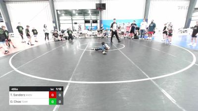 48 lbs Rr Rnd 3 - Trey Sanders, Mat Assassins K8 B vs Daniel Choo, Team Dynasty